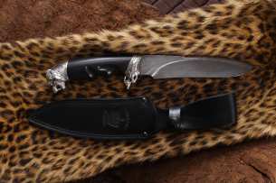 Severnaya korona Шкуросъемный Охотничий нож ручной работы Тигр