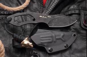 Special Knives Скелетный нож Bull black stonewashed