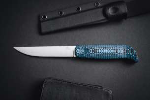 Owl Knife Нож с фиксированным клинком North N690 Синий G10