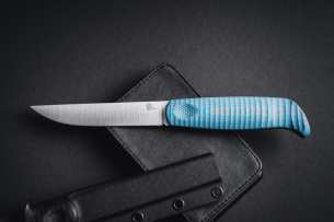 Owl Knife Нож с фиксированным клинком North N690 Голубой G10
