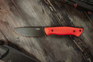 N.C.Custom Нож с фиксированным клинком Pride Aus-10 Red G-10