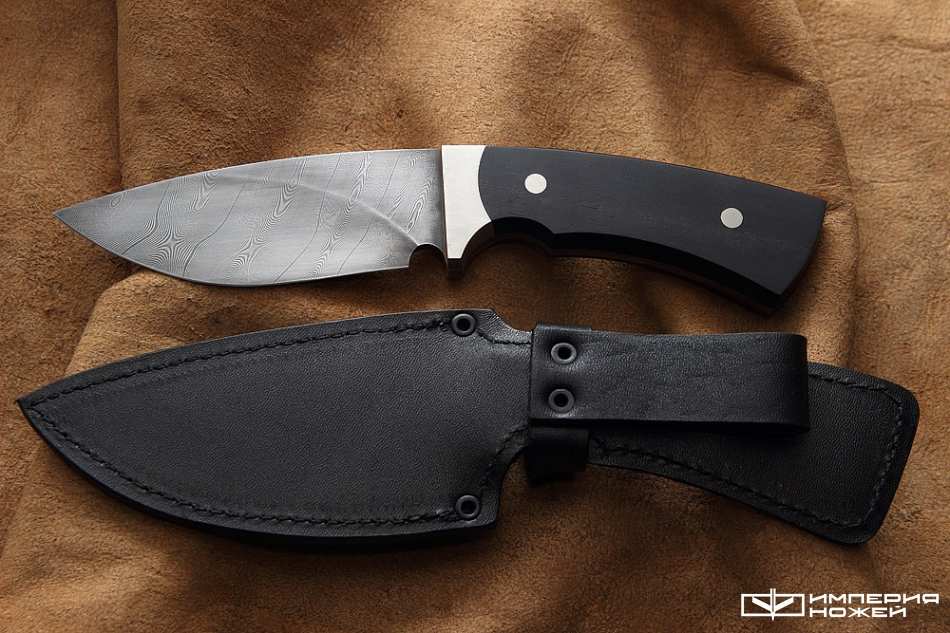 нож ручной работы Баско-4 дамаск – БАСКо фото 3
