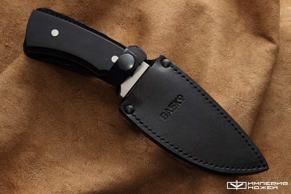 нож ручной работы Баско-4 дамаск – БАСКо фото 5