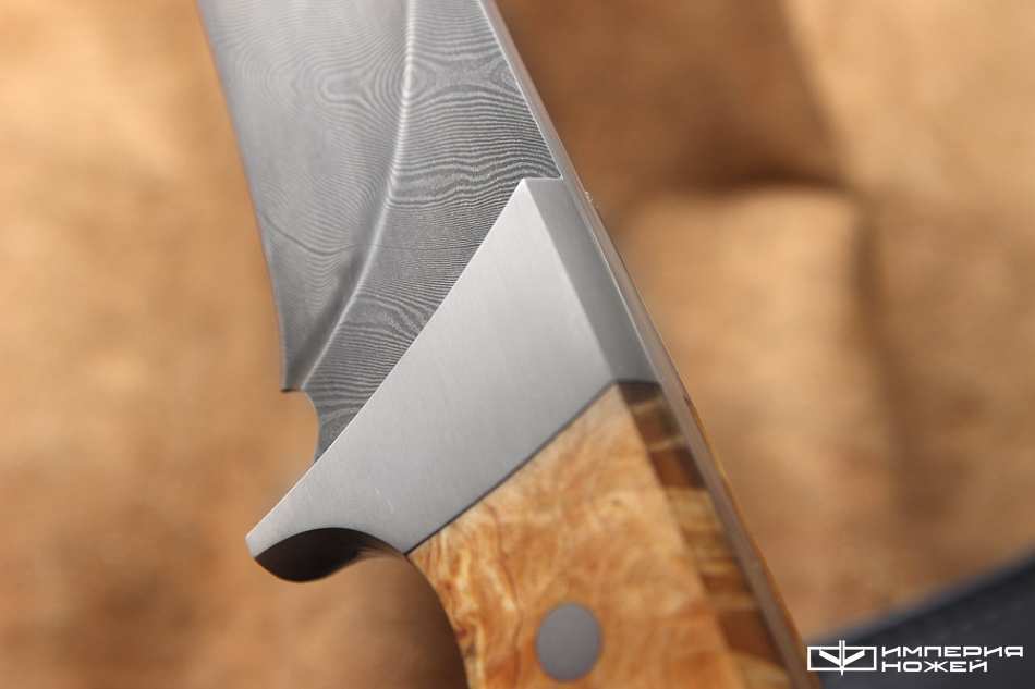 нож ручной работы Баско-5 дамаск – БАСКо фото 3