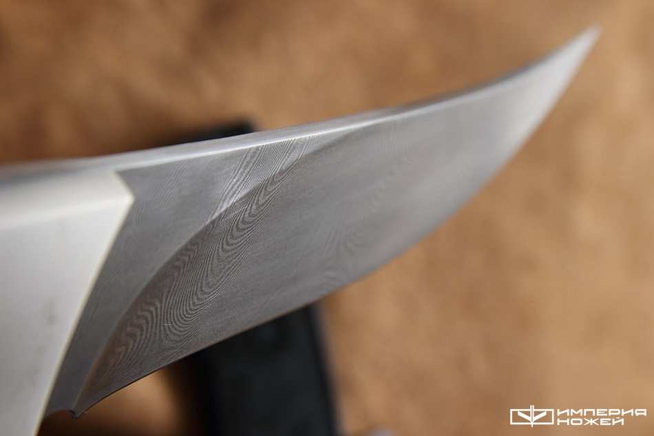 нож ручной работы Баско-5 дамаск – БАСКо фото 4