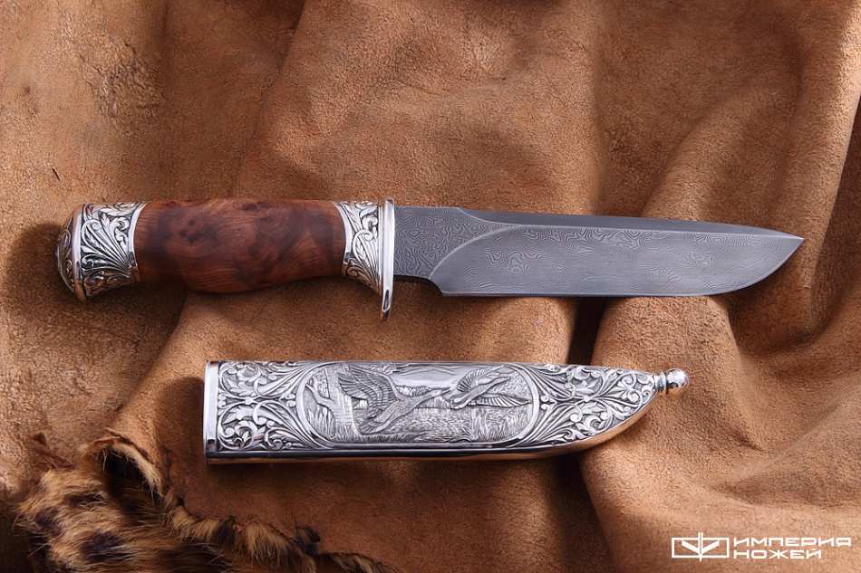 нож ручной работы Охотник уткина заводь – Северная корона