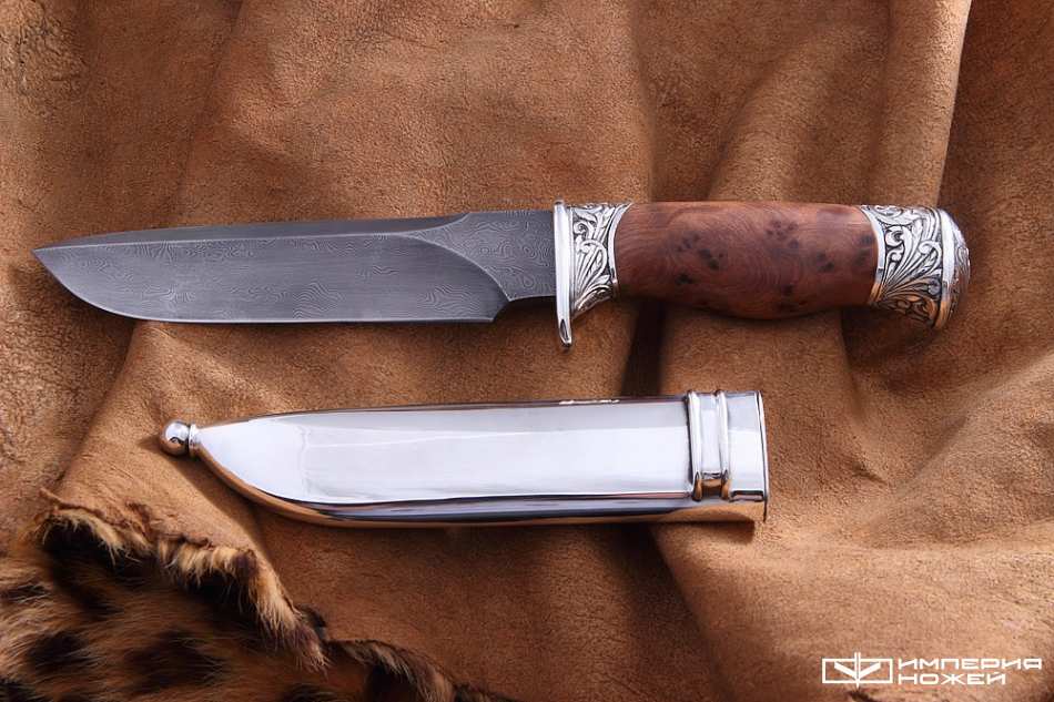 нож ручной работы Охотник уткина заводь – Северная корона фото 2