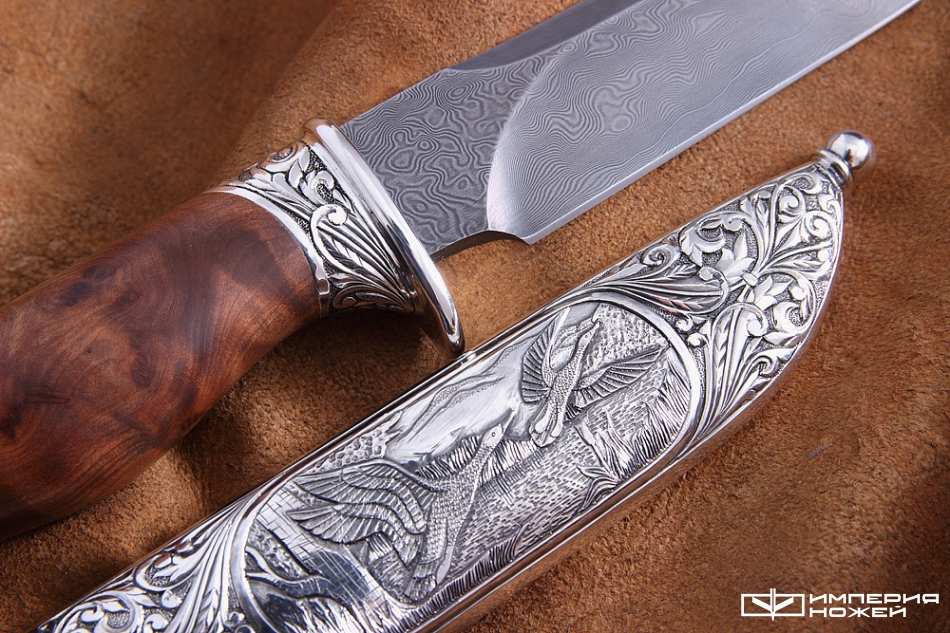 нож ручной работы Охотник уткина заводь – Северная корона фото 4