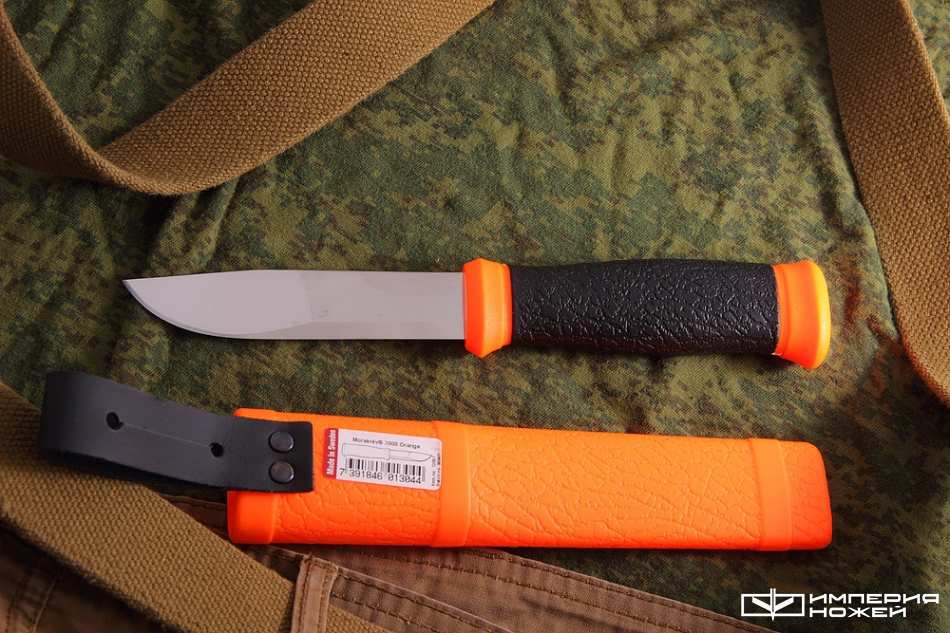 нож Outdoor 2000 Orange нержавеющая сталь – Morakniv фото 2