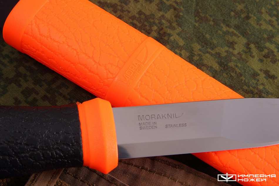 нож Outdoor 2000 Orange нержавеющая сталь – Morakniv фото 3