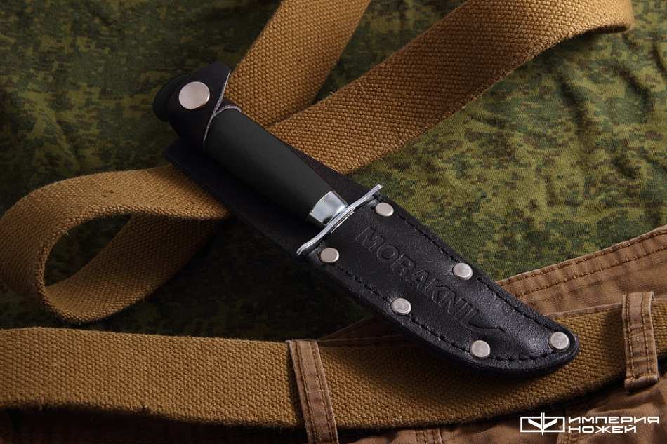 нож Scout 39 Safe Black нержавеющая сталь – Morakniv фото 4