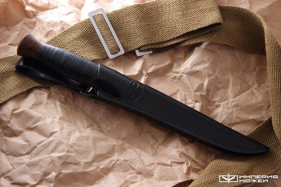 нож Финка-3 Кожа (100х13м) – Златоуст АиР фото 4