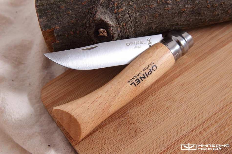 Нож Opinel №7 нержавеющая сталь, бука – Opinel фото 4