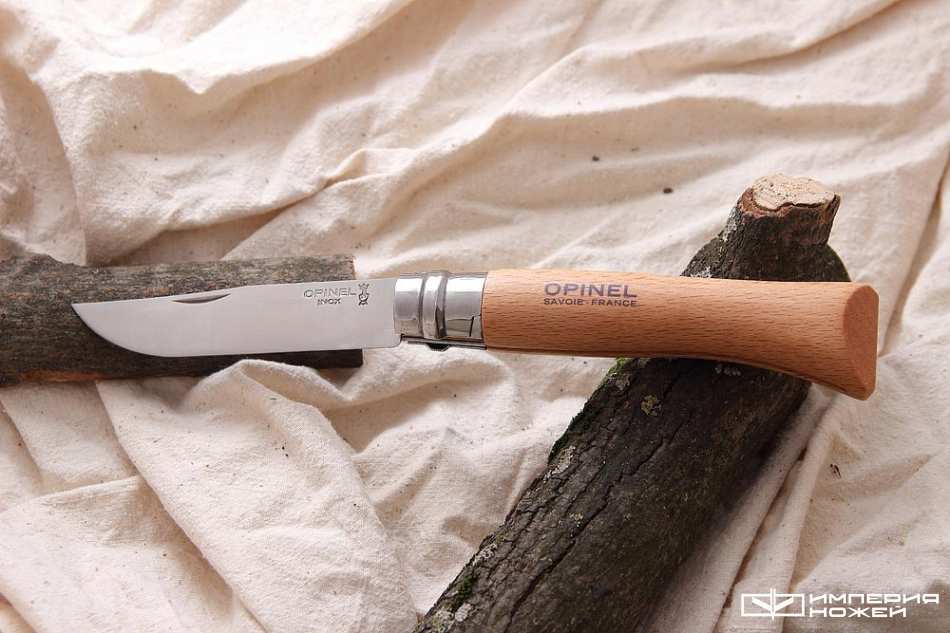 Opinel №10 нержавеющая сталь, бук, со штопором – Opinel