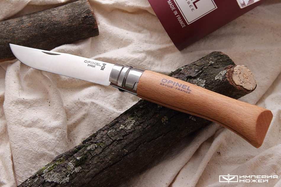 Opinel №10 нержавеющая сталь, бук, со штопором – Opinel фото 3