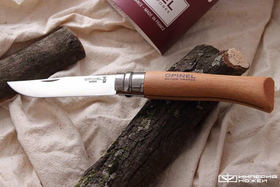 Opinel №10 нержавеющая сталь, бук, со штопором – Opinel фото 4