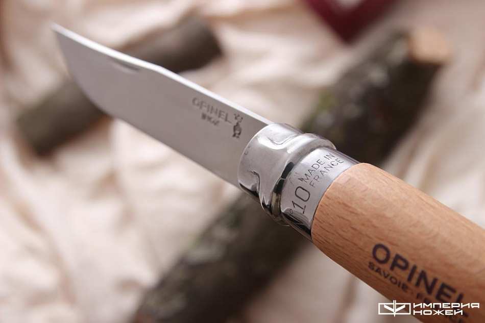 Opinel №10 нержавеющая сталь, бук, со штопором – Opinel фото 6