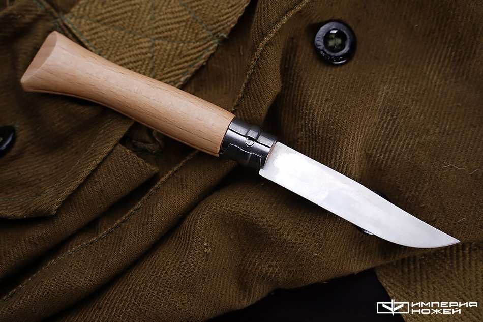 складной нож Opinel №6 нержавеющая сталь, бук – Opinel фото 3
