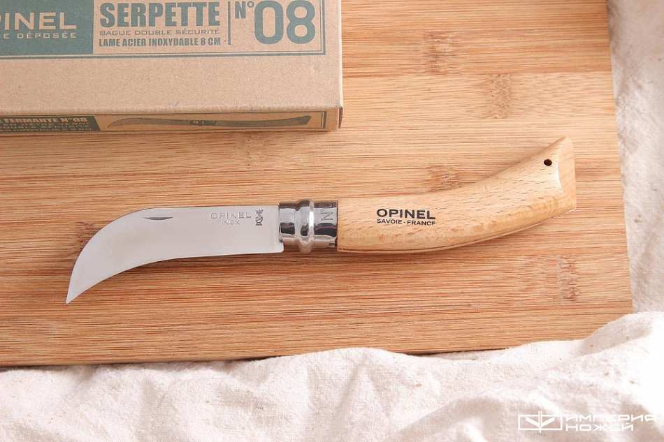 Нож садовый Opinel №8 с изогнутым лезвием – Opinel фото 2