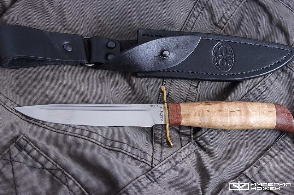 нож Финка-2 вача карельская береза  – Златоуст АиР фото 2
