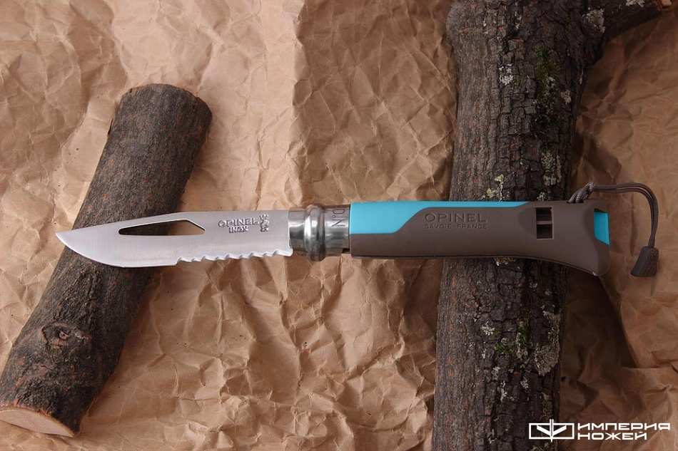 Нож Opinel №8 Outdoor Earth, синий – Opinel