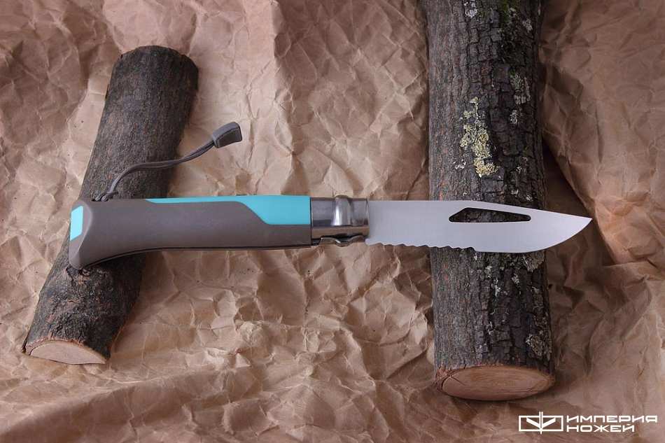 Нож Opinel №8 Outdoor Earth, синий – Opinel фото 2