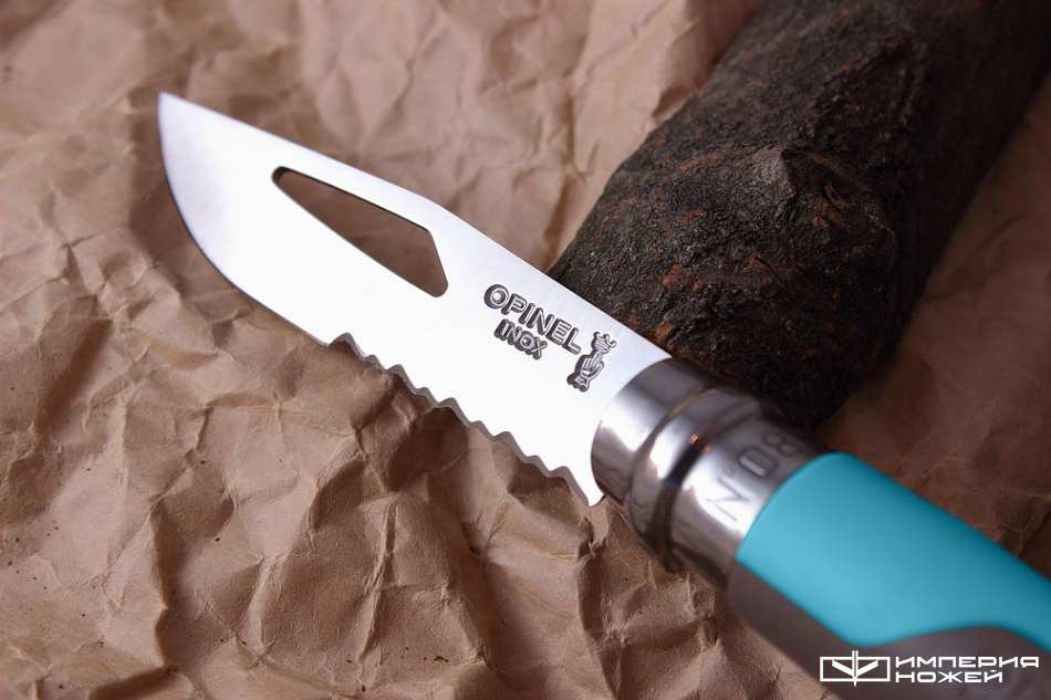 Нож Opinel №8 Outdoor Earth, синий – Opinel фото 3