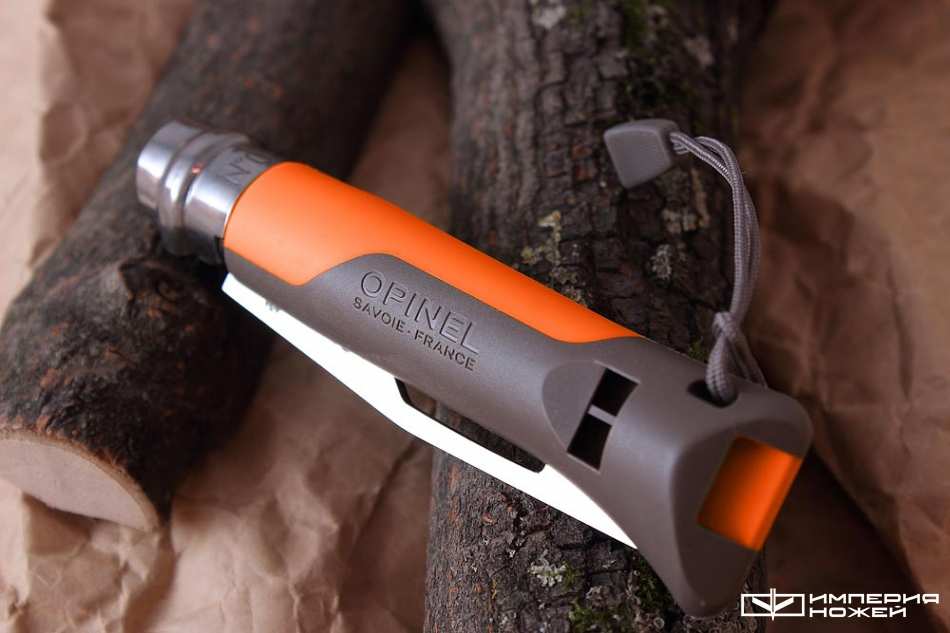 Нож Opinel №8 Outdoor Earth, оранжевый – Opinel фото 4