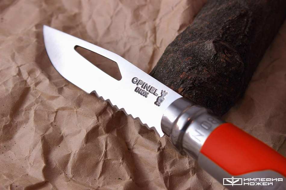 Нож Opinel №8 Outdoor Earth, красный – Opinel фото 3