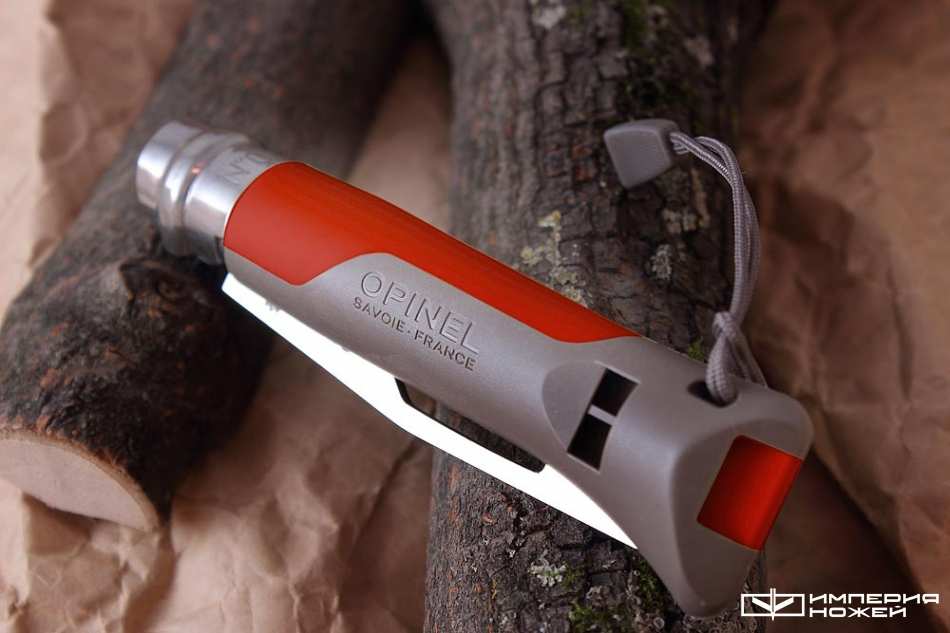 Нож Opinel №8 Outdoor Earth, красный – Opinel фото 4