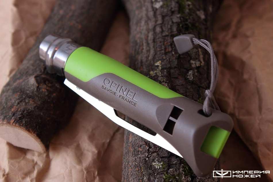 Нож Opinel №8 Outdoor Earth, зеленый – Opinel фото 5
