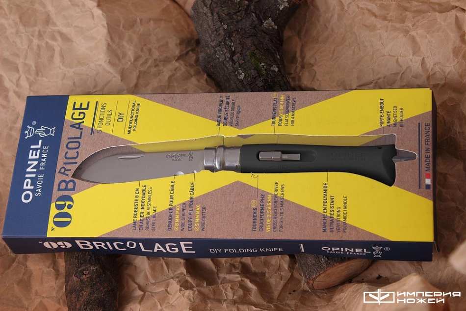 Нож Opinel №9 DIY, серый – Opinel фото 5