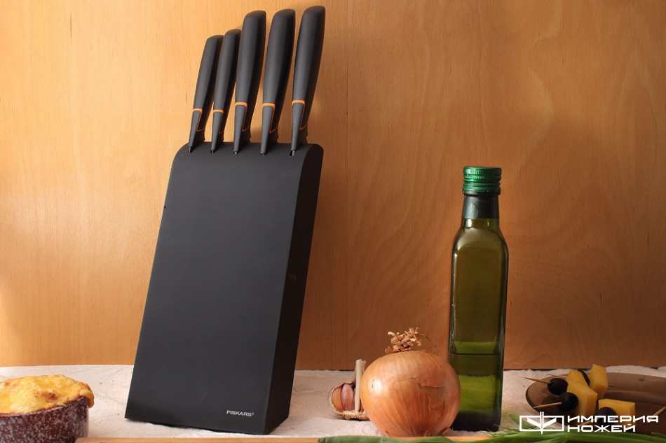 Edge Набор ножей в блоке (5 шт) – Fiskars