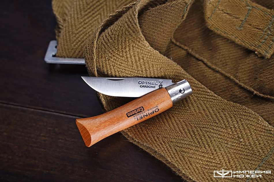 складной нож Opinel №4, углеродистая сталь, бук – Opinel фото 3