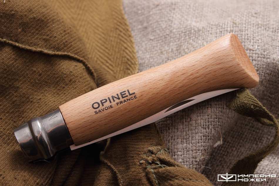 Нож Opinel №9, нержавеющая сталь, бука – Opinel фото 4