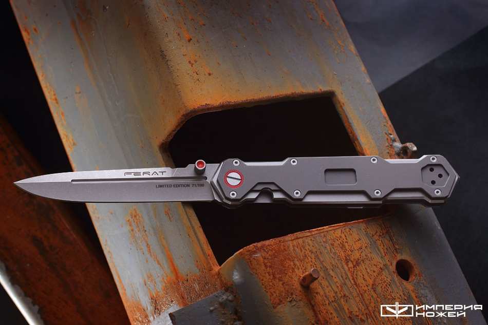 складной нож Ferat M390/Titanium Лимитированная серия – Mr.Blade