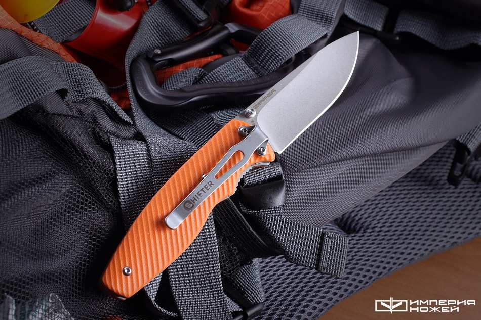 складной нож Zipper Bright Orange – Mr.Blade фото 4