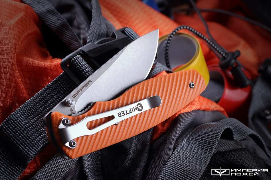 складной нож Zipper Bright Orange – Mr.Blade фото 5