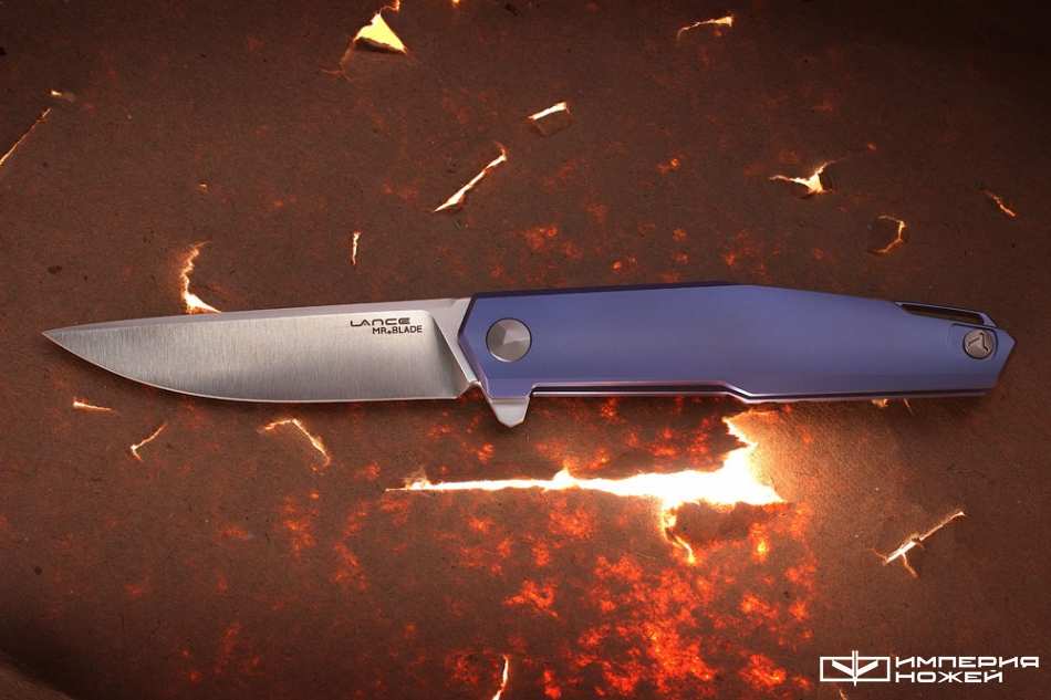 складной нож Lance M390/Titanium – Mr.Blade