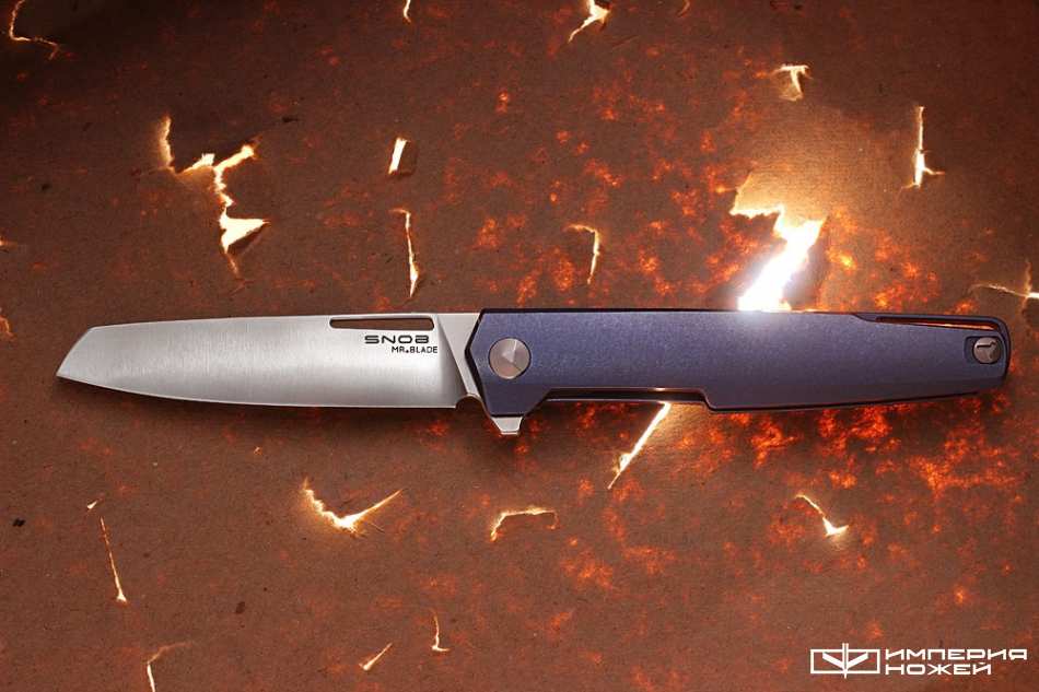 Складной нож Snob M390/Titanium – Mr.Blade