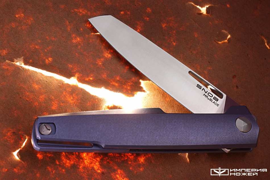 Складной нож Snob M390/Titanium – Mr.Blade фото 6