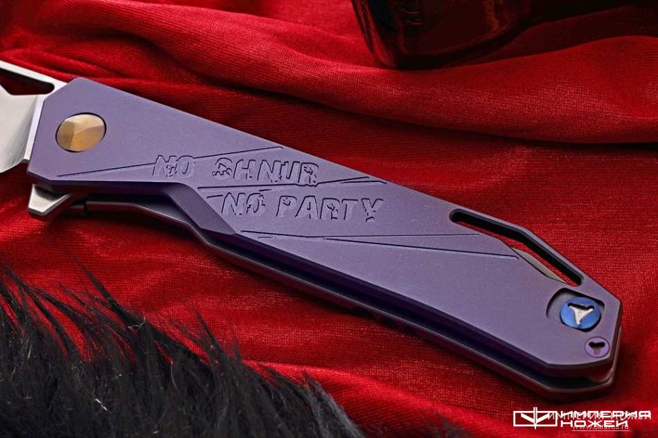 складной нож KEEPER NO SHNUR NO PARTY, purple – Mr.Blade фото 3