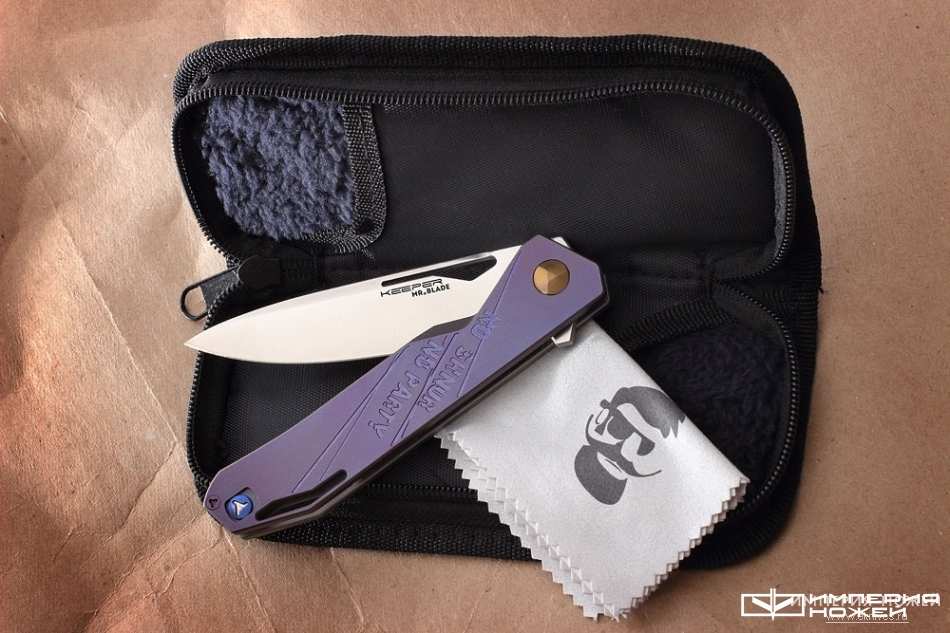 складной нож KEEPER NO SHNUR NO PARTY, purple – Mr.Blade фото 5