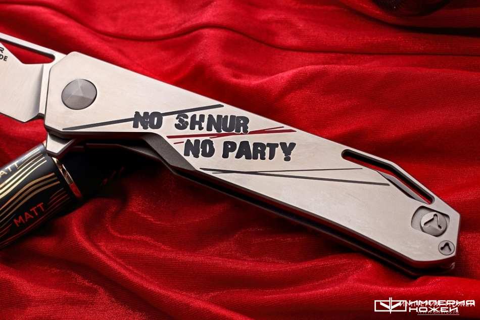 складной нож KEEPER NO SHNUR NO PARTY, metallic – Mr.Blade фото 4
