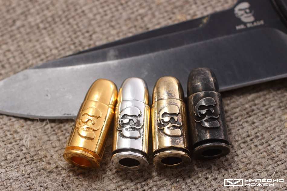 Бусина Гильза серебро – Mr.Blade фото 4
