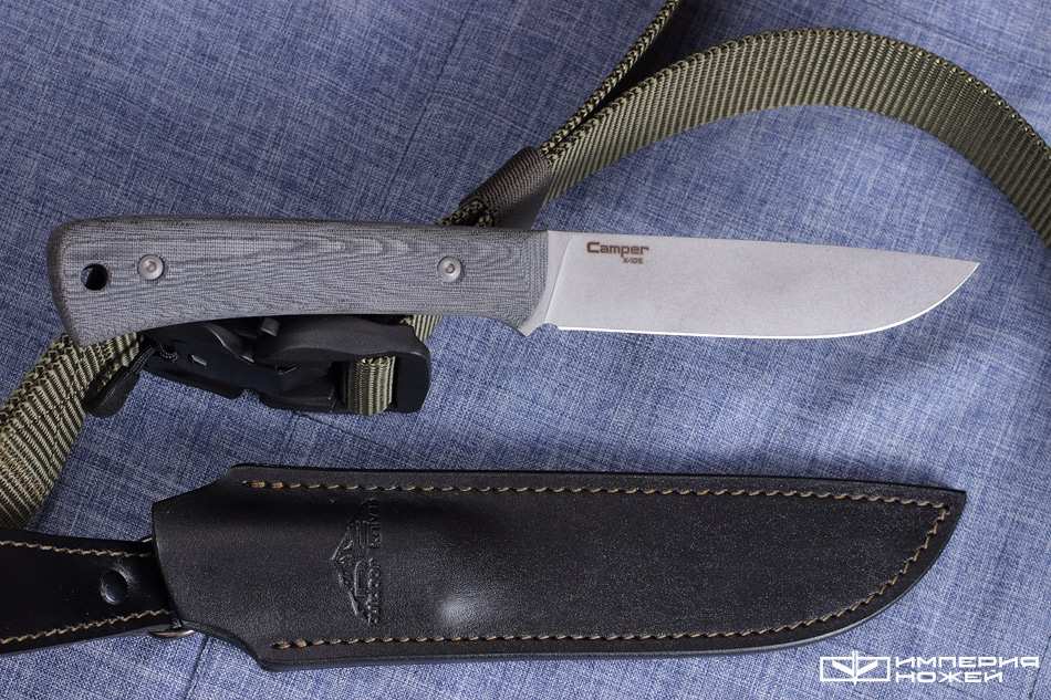 Туристический нож с фиксированным клинком Camper AUS-10 – N.C.Custom