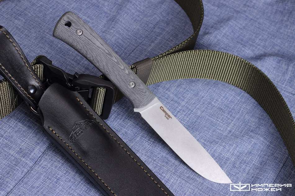 Туристический нож с фиксированным клинком Camper AUS-10 – N.C.Custom фото 3