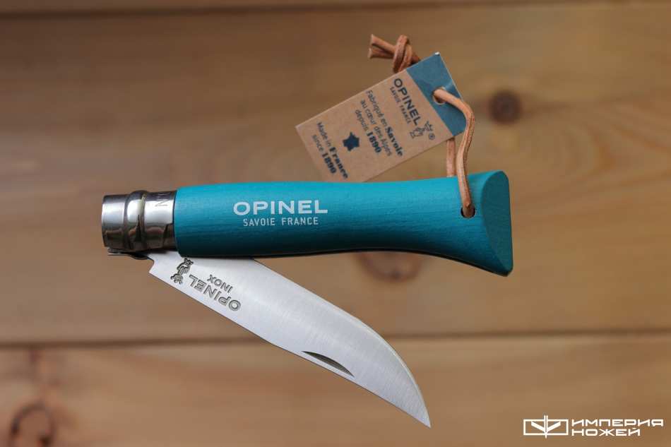 Складной нож Opinel №6 Trekking бирюзовый – Opinel фото 3