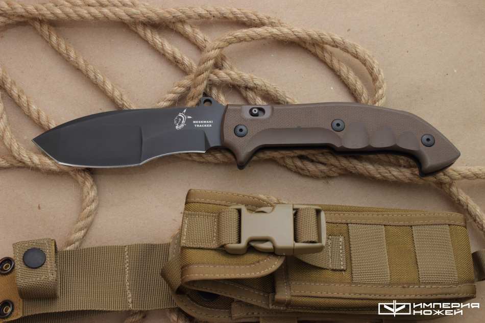 Туристический складной нож Fox FKMD Meskwaki Tracker Black DLC-Coating Blade – Fox