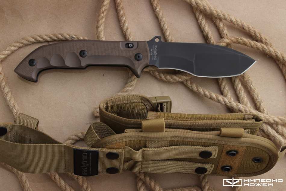 Туристический складной нож Fox FKMD Meskwaki Tracker Black DLC-Coating Blade – Fox фото 3